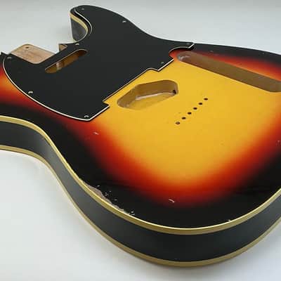 Show Me Nitro Finishes Nitro Lacquer T-Style - 3 Tone Sunburst image 5
