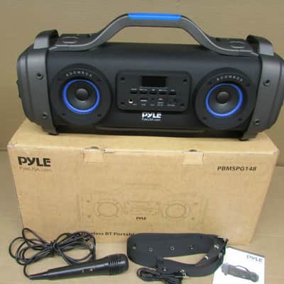 Pyle Boombox Portable Bluetooth Speaker Great Sound With Good Price Never Used image 1