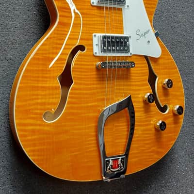 Hagstrom Super Viking Semi-Hollow Dandy Dandilion image 4