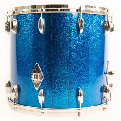Gretsch Rack Tom Set (Blue Sparkle 70's Rack & Floor) 13x9 & 14x13 owned By J Mascis image 18