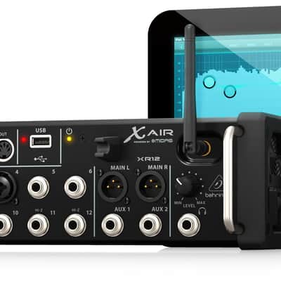 Behringer XR12 12-Input Digital Mixer with 4 Programmable Midas Preamps USB Stereo Recorder image 3