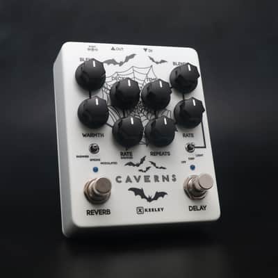 Keeley Spooky "Glow in the Dark" Caverns Delay Reverb Pedal V2 image 1