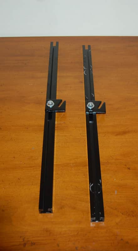 Remo Roto Tom Mounting Bar Track Rail Pair 24" w/ Mounting Brackets image 1