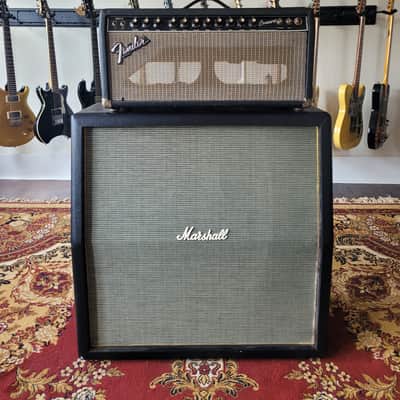 Fender Concert 2-Channel 60-Watt Tube Amp Head (Rivera Era) 1982-1984 + Marshall ORI412A 4x12" Cabinet image 1