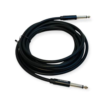 Pair of 10 ft 6.35 1/4 inch Mono TR Instrument Amp Cable image 2