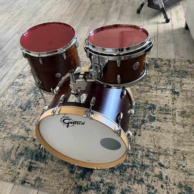 Gretsch Brooklyn 3pc Drum Set Satin Antique Maple image 3
