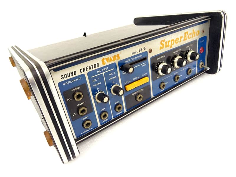 EVANS Super Echo ES-5 Vintage Analog Tape Delay Effect Unit RARE