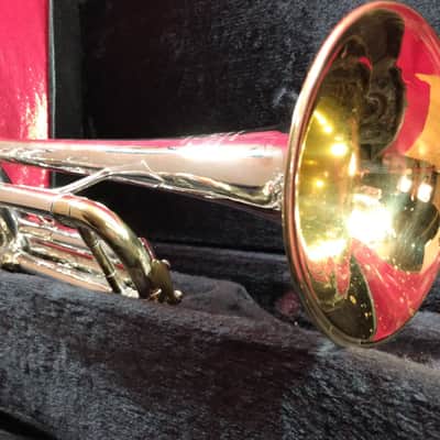 Besson MEHA .470" LARGE BORE 1972 - SILVER & GOLDPLATED image 4