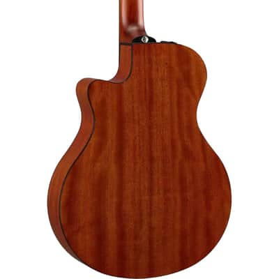 Yamaha Ntx - Thinline Acoustic-Electric Classical Guitar - Brown Sunburst image 3