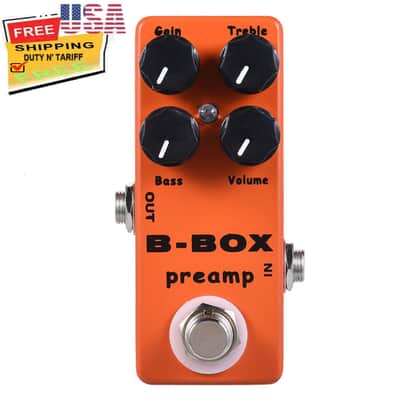 Mosky Audio B-Box Preamp Overdrive Guitar Effect Pedal True Bypass Free US Ship