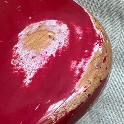 Fender Custom Shop 1960 Heavy Relic Stratocaster Body with hardware  ‘60 Strat 2013 - Faded Dakota Red Nitro image 17