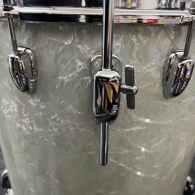 Slingerland Gene Krupa Mid 60s 3 Piece Drum Set - White Marine Pearl image 12