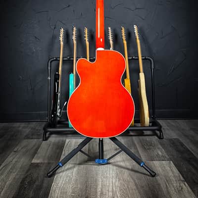 Gretsch G5420T Electromatic Classic Hollow Body Single-Cut Electric Guitar with Bigsby - Orange Stain image 8