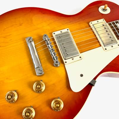 Gibson Les Paul Standard Reissue 1958 Custom Shop 2010 Washed Cherry Burst VOS image 7