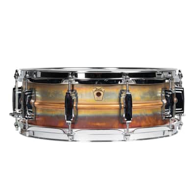 Ludwig LB550R Raw Bronze 5x14" 10-Lug Snare Drum
