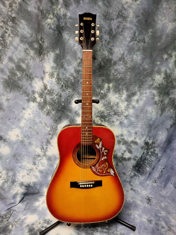 Global Vintage 1970's Global Hummingbird Jumbo Acoustic Redburst