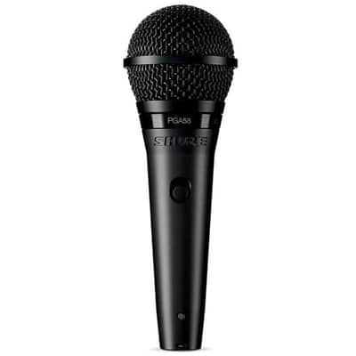 Shure PGA58-LC Cardioid Dynamic Vocal Microphone, 70-16000Hz, No Cable image 1