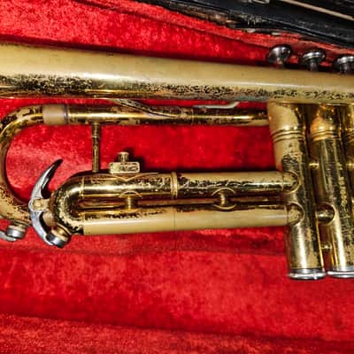 King Tempo 600 Trumpet, USA, with case & MP, Good Condition image 6