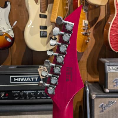 Solar Guitars 7-String Type T w/ Evertune Bridge T1.7TBR 2022 - Trans Blood Red Matte image 9