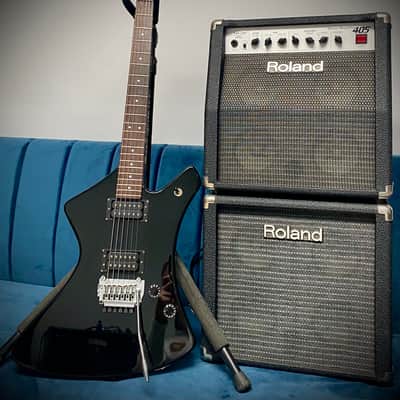 Roland GC-405 Tube Logic 2-Channel Mini Stack (Combo + Extension Cabinet) 1996 - 2000 - Black image 4