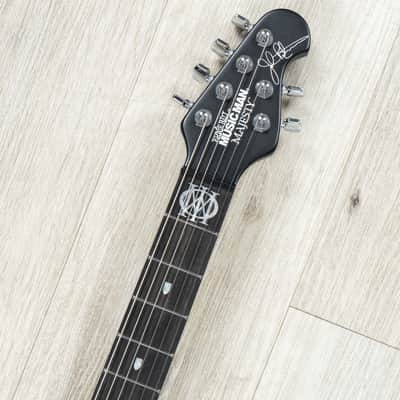 Ernie Ball Music Man John Petrucci Majesty 6 Guitar, Ebony Fretboard, Blue Silk image 8