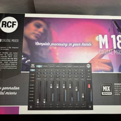 RCF M18 Digital Mixer with Integrated Effects 2010s - Black image 1