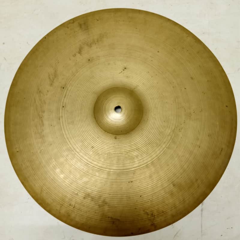 Zilco 16"1021g Vintage50s Zildjian Avedis A 2nd B20 Cymbal Crash Original Patina image 1
