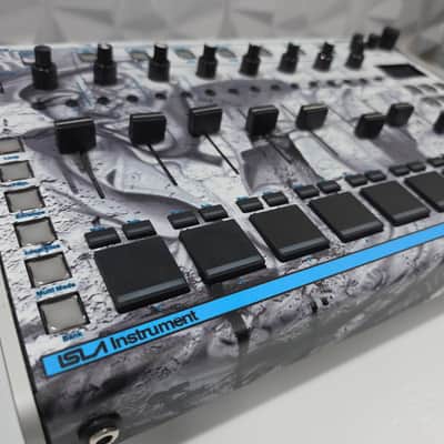 Isla Instruments S2400 Desktop Sampler 2019 - Present - Black with removable Vinyl Pete Rock Skin image 2