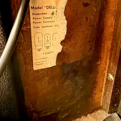 Fender Deluxe Reverb-1965-Black Panel image 11