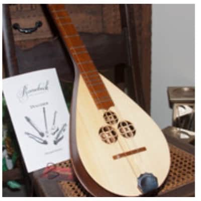 Roosebeck DMWR | Wildwood Dulcimer Rosewood with 3 Round Openings, Flat Pegbox New with Full Warranty! image 9