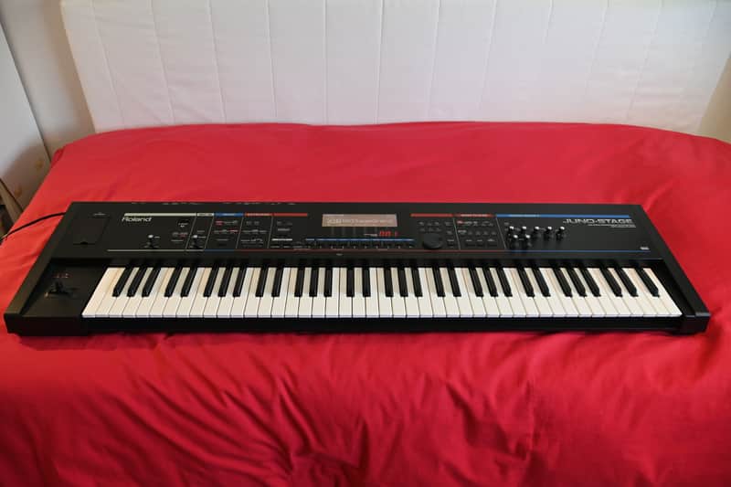 Roland Juno Stage 76-Key 128-Voice Expandable Synthesizer 2008 - Black image 1