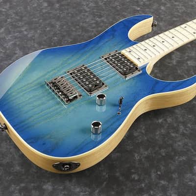 Ibanez RG421AHMBMT RG Series Solid Body Electric Guitar, Blue Moon Burst image 3