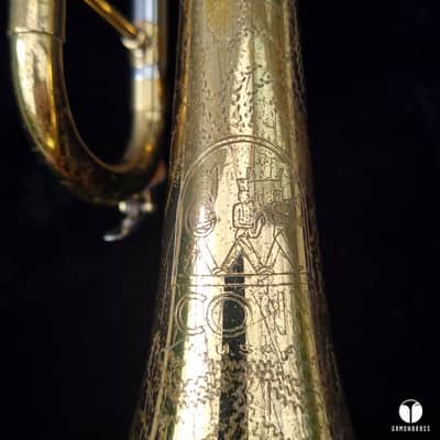 1963 BIG BELL C.G. Conn 6B Victor coprion leadpipe trumpet case mouthpiece gamonbrass image 11