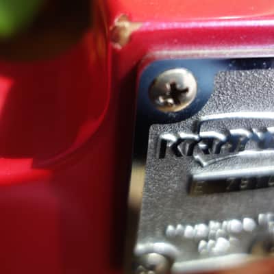 Left-handed Kramer Pacer Custom 1987 Flip Top Red image 4