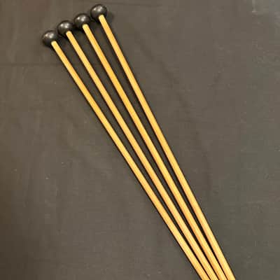 Medium-Hard Rubber Mallets on Birch Shafts, 2 PAIRS, 16.5" x 1" - NEW image 11