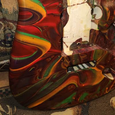 Hand Painted Stratocaster Style Body New Unscathed image 2