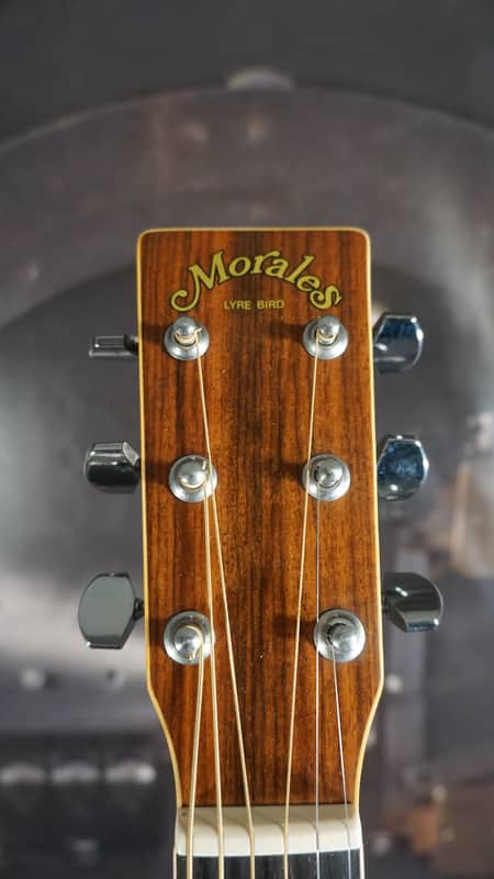 Morales M-18 Lyre Bird - Natural Japan w/ Chipboard Case | Reverb