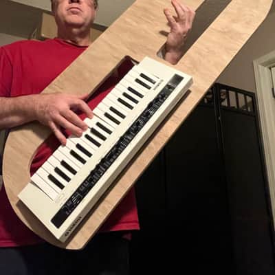 Yamaha Reface KeyStep SeqTrak  "2-Face" Handmade Keytar Platform image 11