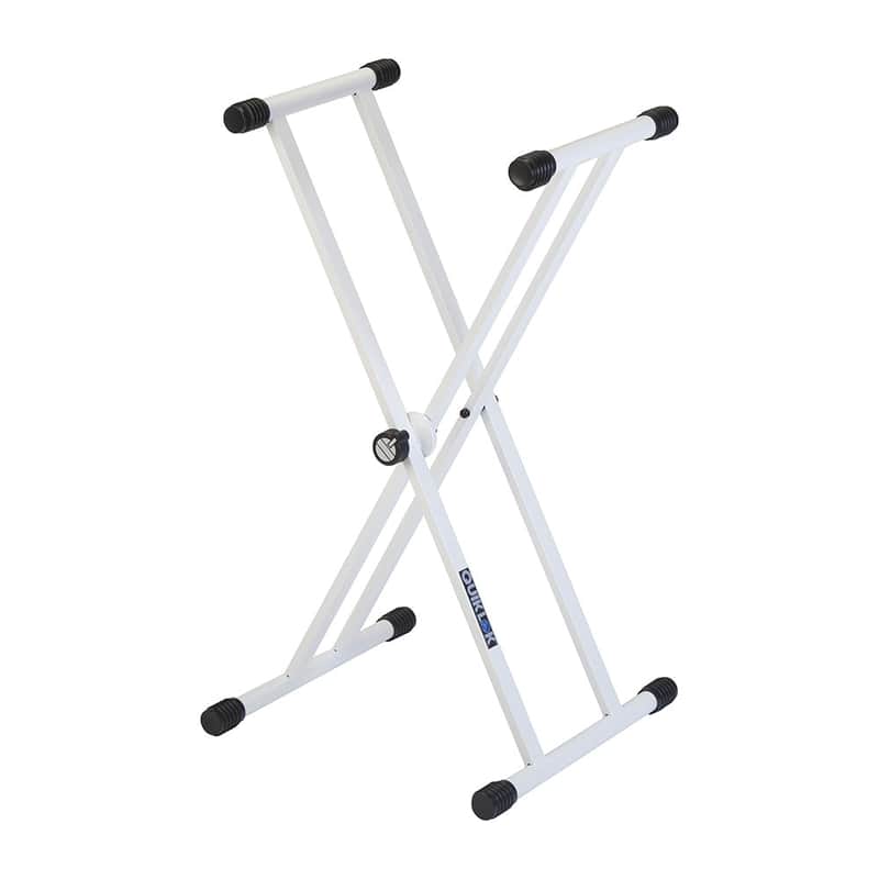 Quiklok Double Brace Single Tier T-Rex Keyboard Stand - T20WH-BB image 1