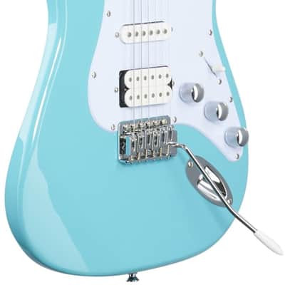 Kramer Focus VT-211S Electric Guitar, Teal image 8