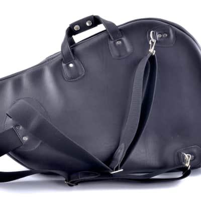 French Horn Gig Bag - Fixed Bell - Leather - Glenn Cronkhite image 2