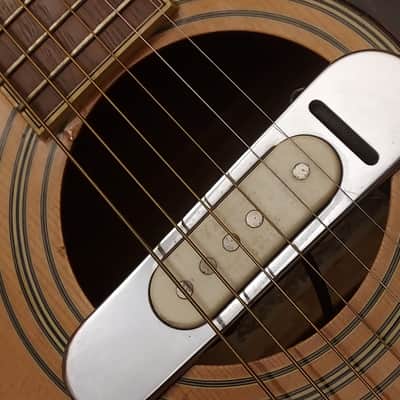 DeArmond Rch B Flat top round hole microphone pickup 1958-1960 - Chrome image 10