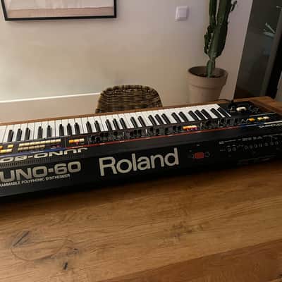 Roland Juno-60 61-Key Polyphonic Synthesizer 1982 - 1984 - Black image 2