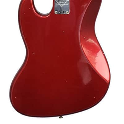 Fender Jazz Bass 68 JRNY Aged Candy Apple Red image 3