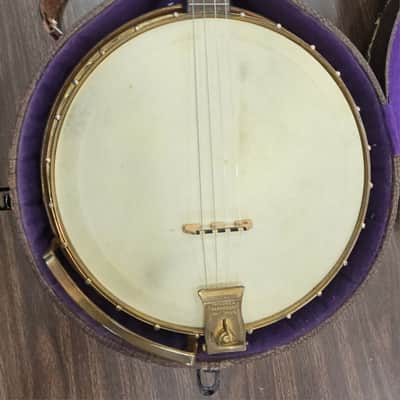 William L Lang Paramount 4 string Banjo image 4