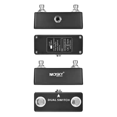 Mosky Audio DUAL SWITCH Momentary Footswitch Foot Switch Pedal Full Metal Shell image 4