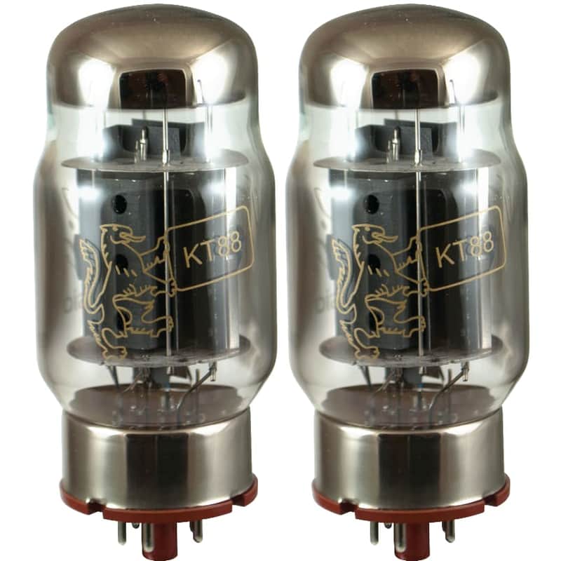 KT88, Genalex Gold Lion, Matched Vacuum Tube, Matched Pair image 1