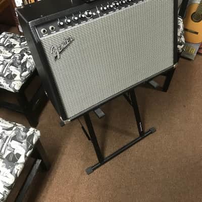 Fender Champion 100 watt 2x12 combo guitar Amplifier Amp w/ footswitch, stand - used - Local Pickup image 2
