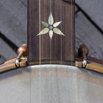 Ome Flora 12" Walnut Open Back Banjo & Case image 4