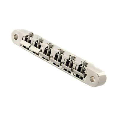 Gibson Historic Non-wire ABR-1 Bridge Vintage Style Tune-o-matic (Nickel) image 2